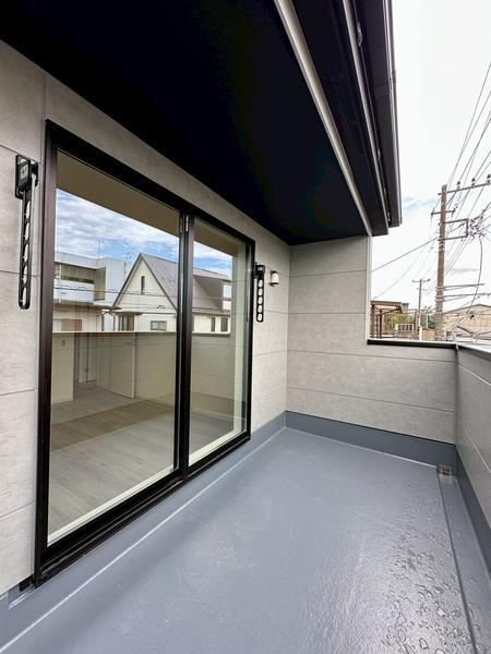 草加市小山1丁目 新築一戸建て 1期(バルコニー)