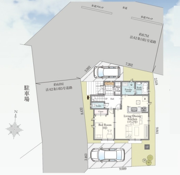 草加市柳島町　新築一戸建て　第2