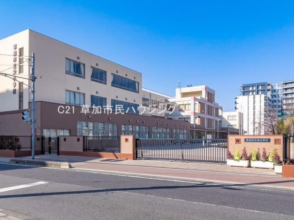 草加市松原５丁目の土地(栄小学校)