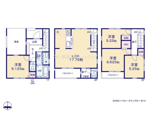 草加市柳島町　新築一戸建て　2期