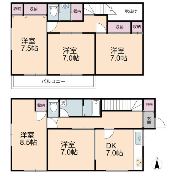 草加市稲荷5丁目　中古一戸建て