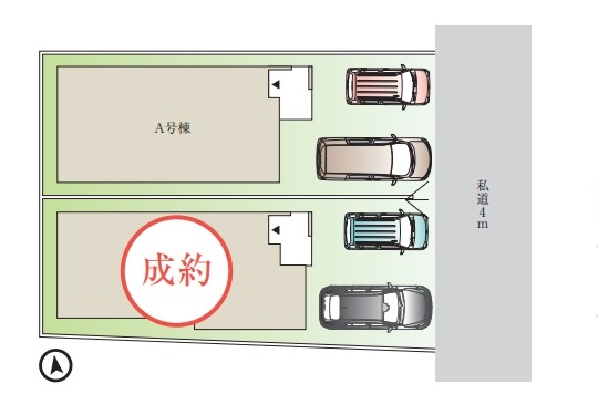 草加市神明2丁目　新築一戸建て　A号棟