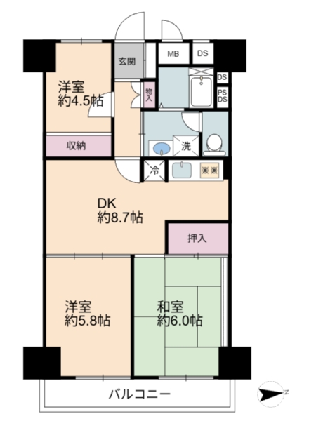 藤和草加ハイタウンＢ棟