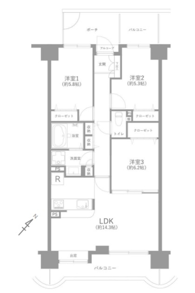 ルミナス八潮参番館