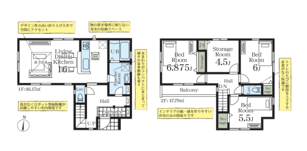 草加市稲荷3丁目　新築一戸建て　6期