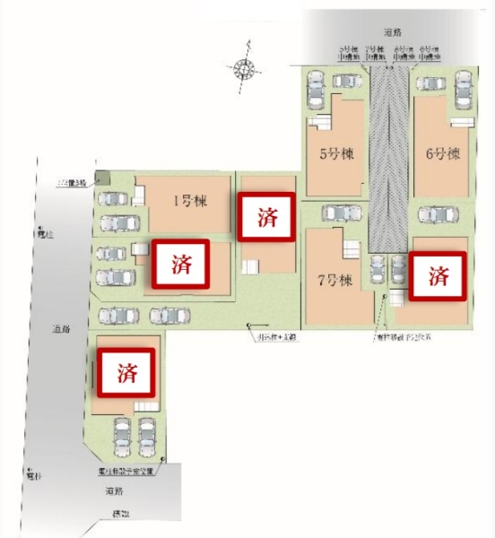 八潮市八潮7丁目　新築一戸建て　4期6号棟