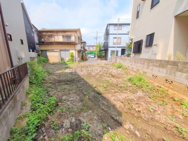 草加市花栗１丁目の土地