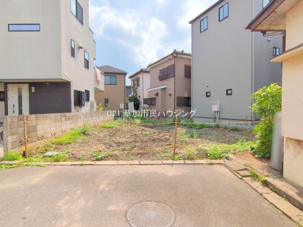 草加市花栗１丁目の売土地