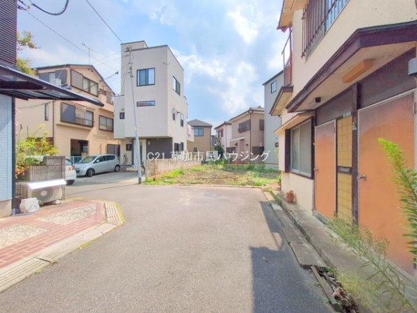 草加市花栗１丁目の売土地