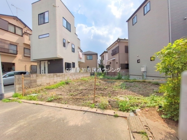 草加市花栗1丁目　売地