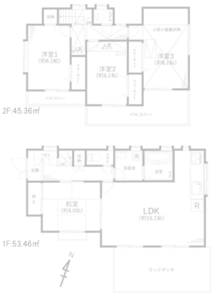草加市新栄3丁目　中古一戸建て