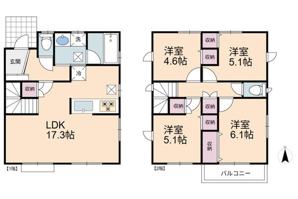 越谷市レイクタウン5丁目　中古一戸建て
