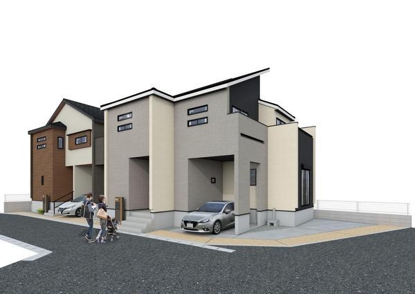草加市新里町　新築一戸建て　1号棟