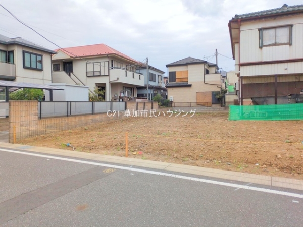 草加市稲荷4丁目の売土地