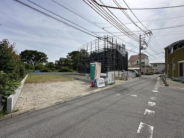 草加市谷塚上町の土地(現地土地写真)