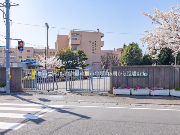 草加市谷塚町の新築一戸建(草加市立氷川小学校)