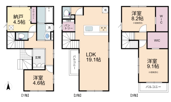 草加市吉町5丁目　新築一戸建て　2期