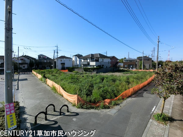 草加市谷塚仲町の土地