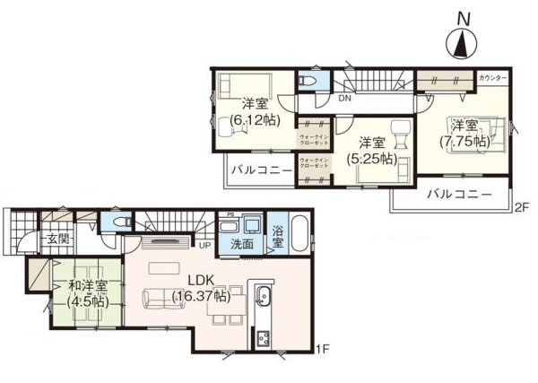 草加市稲荷４丁目の土地