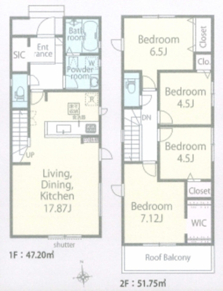 草加市谷塚上町　新築一戸建て　24　1期3号棟