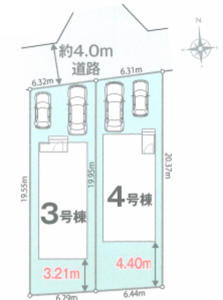 草加市谷塚上町　新築一戸建て　1期3号棟