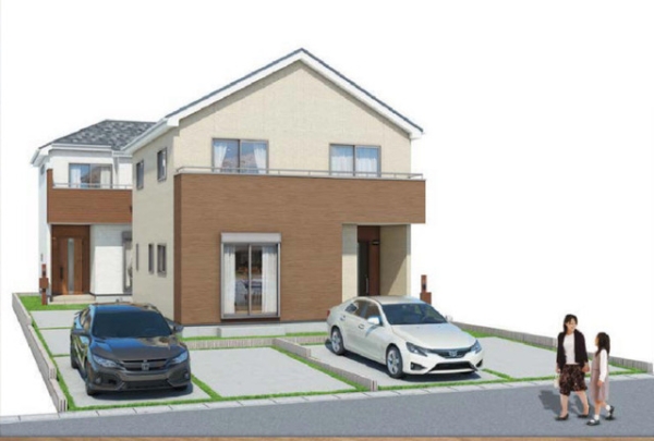 草加市稲荷4丁目 新築一戸建て A号棟