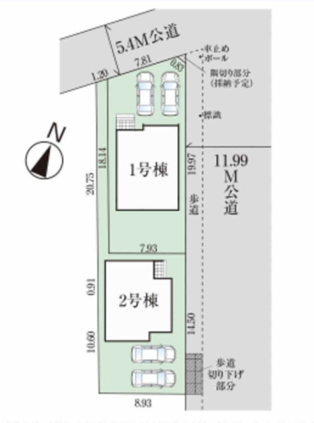 草加市青柳8丁目　新築一戸建て　29期1号棟