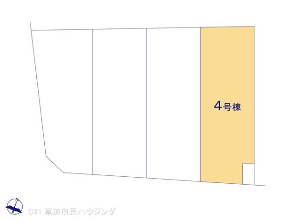 八潮市緑町3丁目　新築一戸建て　第7　4号棟