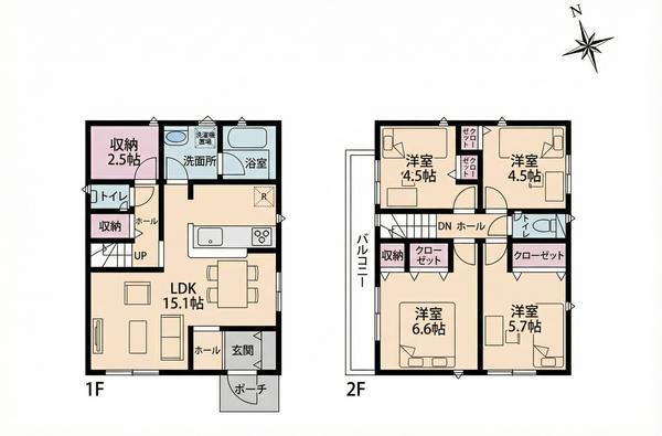 草加市瀬崎5丁目　新築一戸建て　第8　10号棟