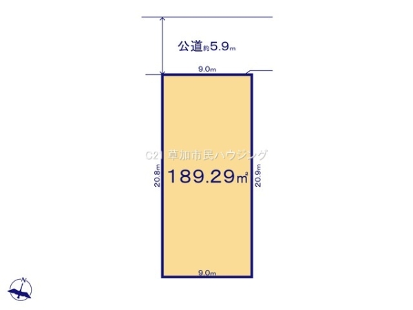 草加市清門2丁目　売地　6期