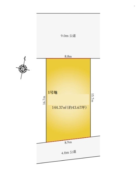 八潮市伊草1丁目　売地　1期