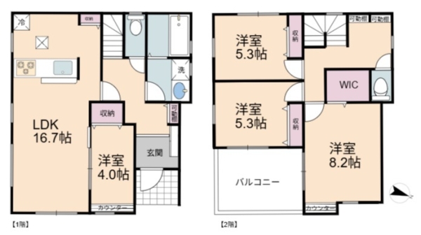 草加市両新田西町　新築一戸建て　1期