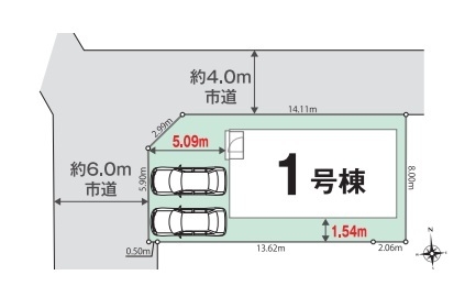 草加市新栄4丁目　新築一戸建て　01期