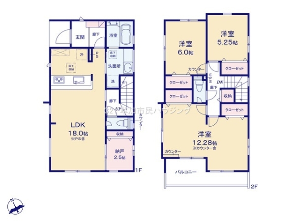 草加市新善町　新築一戸建て　4号棟