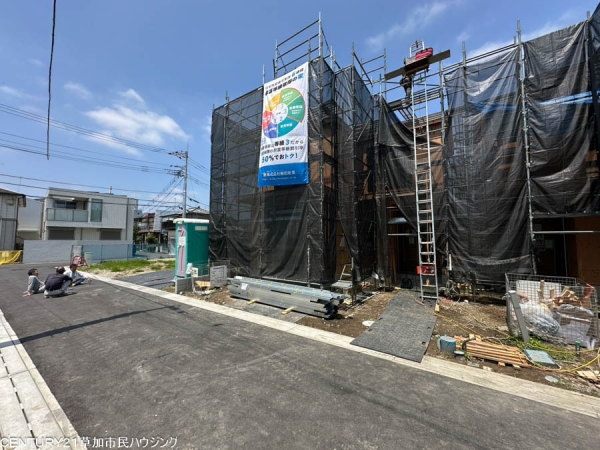 草加市谷塚町　新築一戸建て　第1期A号棟