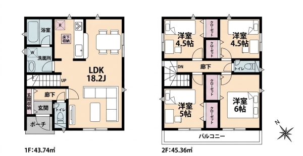 八潮市南川崎　新築一戸建て　第15　9号棟