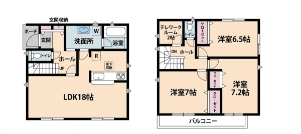 八潮市南川崎　新築一戸建て　第15　6号棟