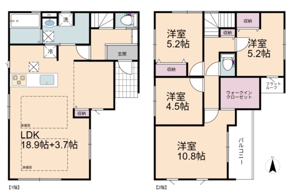 草加市吉町4丁目　新築一戸建て　9期