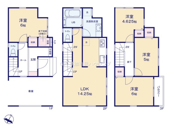 草加市手代3丁目　新築一戸建て　5期