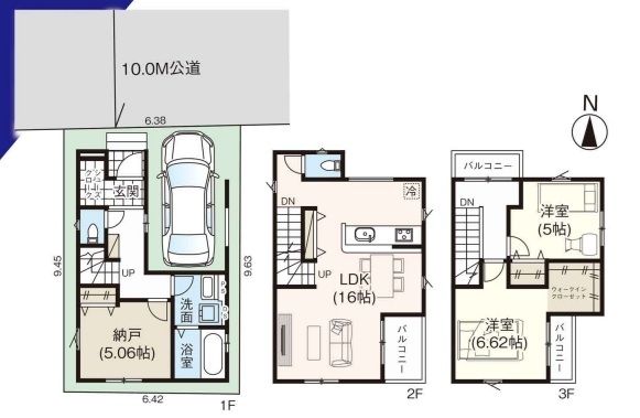 草加市新善町　新築一戸建て　5期