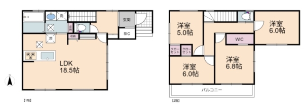 草加市氷川町　新築一戸建て　4期