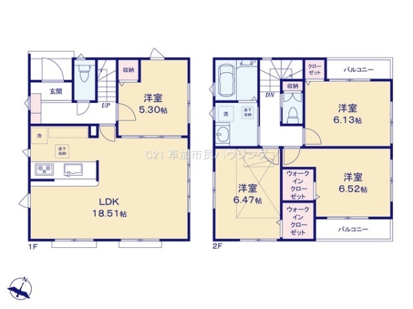 草加市新里町　新築一戸建て　II