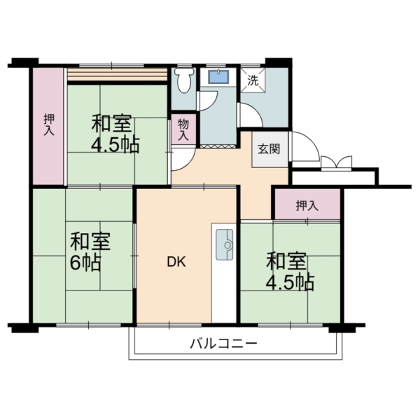 八潮伊草団地8号棟