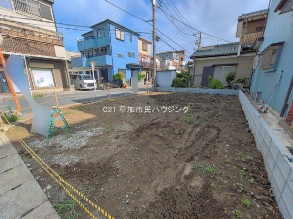 草加市八幡町の土地