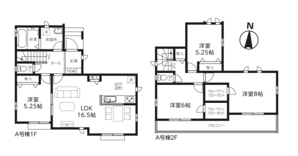 草加市新善町　新築一戸建て　第1期