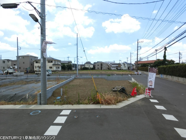 草加市金明町の土地