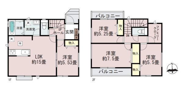 草加市氷川町 新築一戸建て