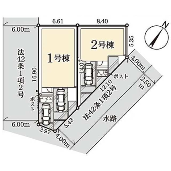 八潮市大字二丁目　新築一戸建て　6期1号棟