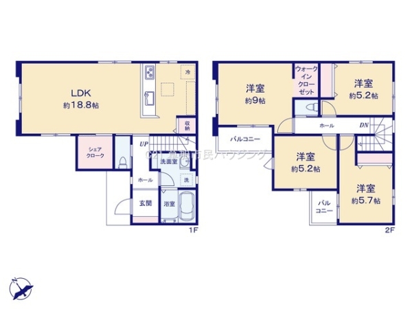 草加市金明町　新築一戸建て　11期