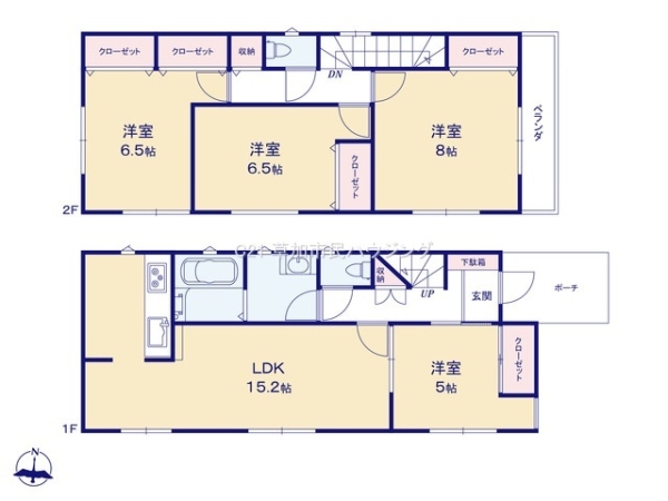 草加市西町の中古一戸建て